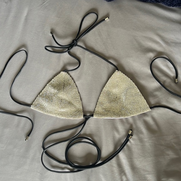 Rhinestone Bra Top - Picture 2 of 2